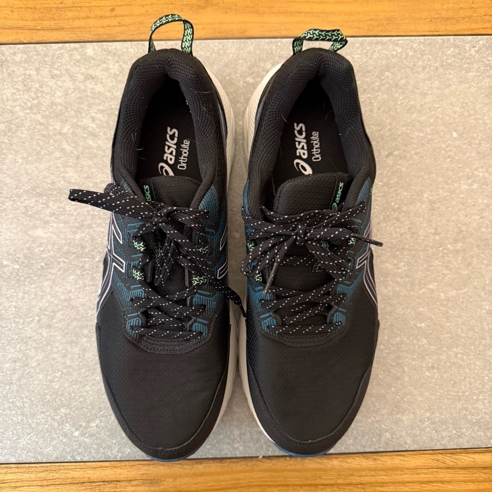 ASICS GEL Venture 9 Women's Trail Running Shoes Black Violet Blue Size 11 Wide - Picture 4 of 12